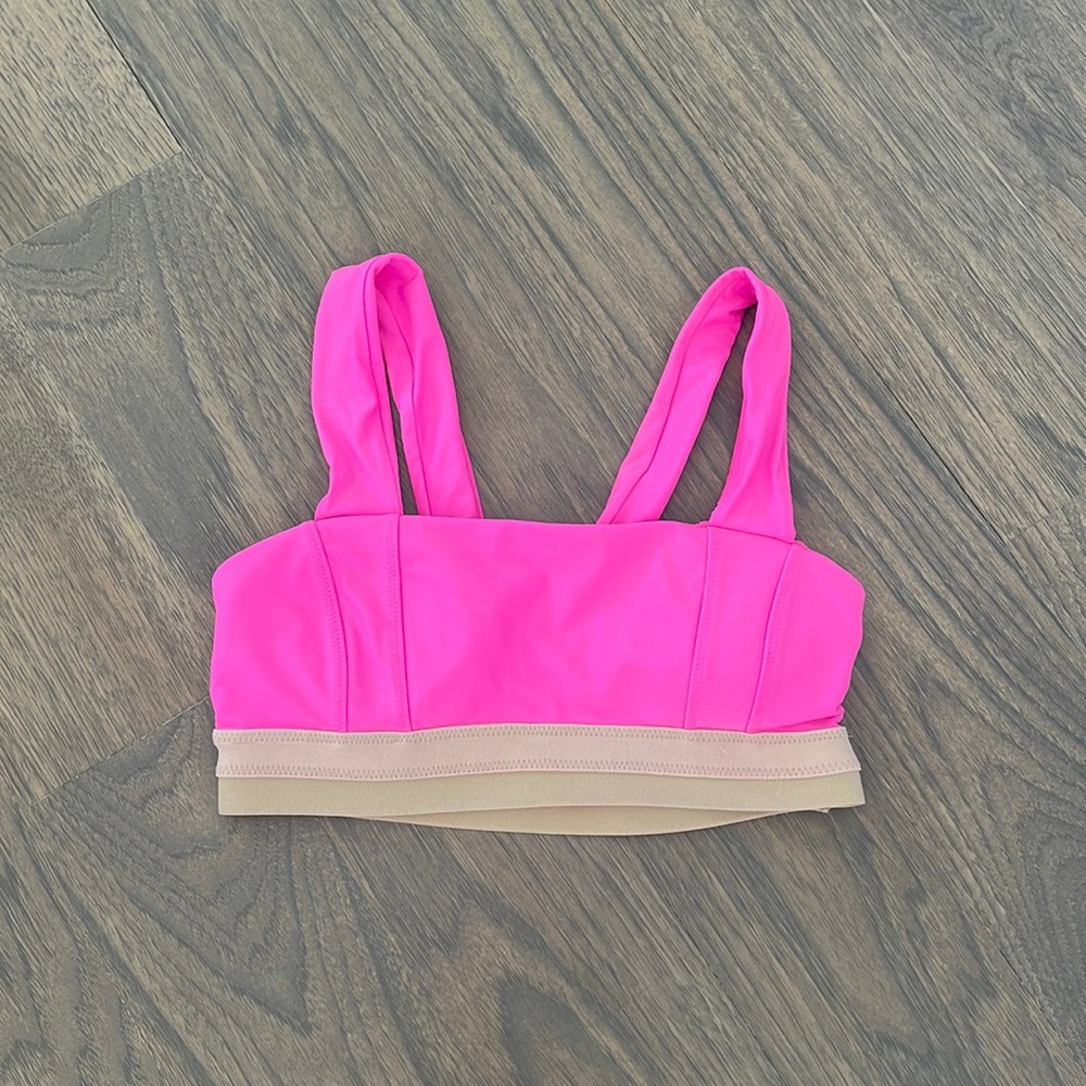 SOLD Free People Movement Neon Pink Wet sports bra - Picture 4 of 9